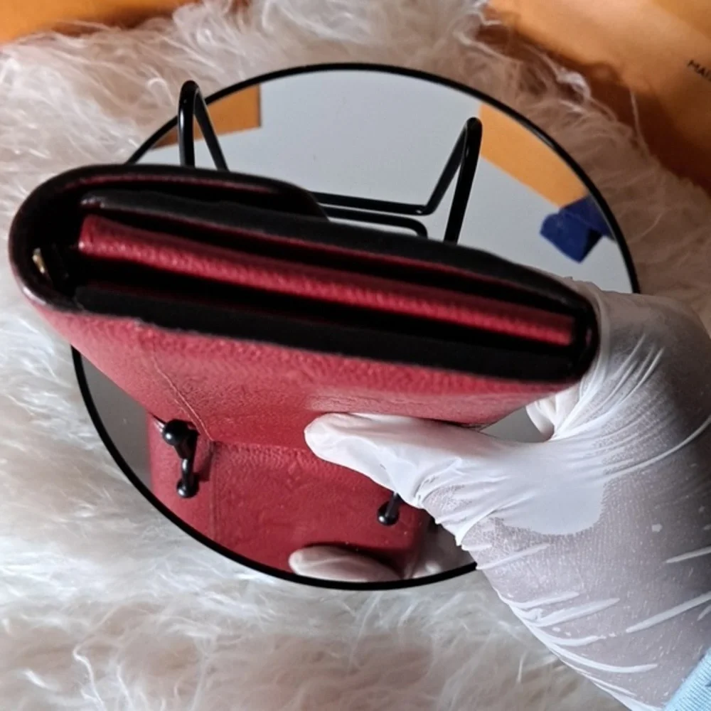 Louis Vuitton Empreinte Curieuse Red Wallet EUC